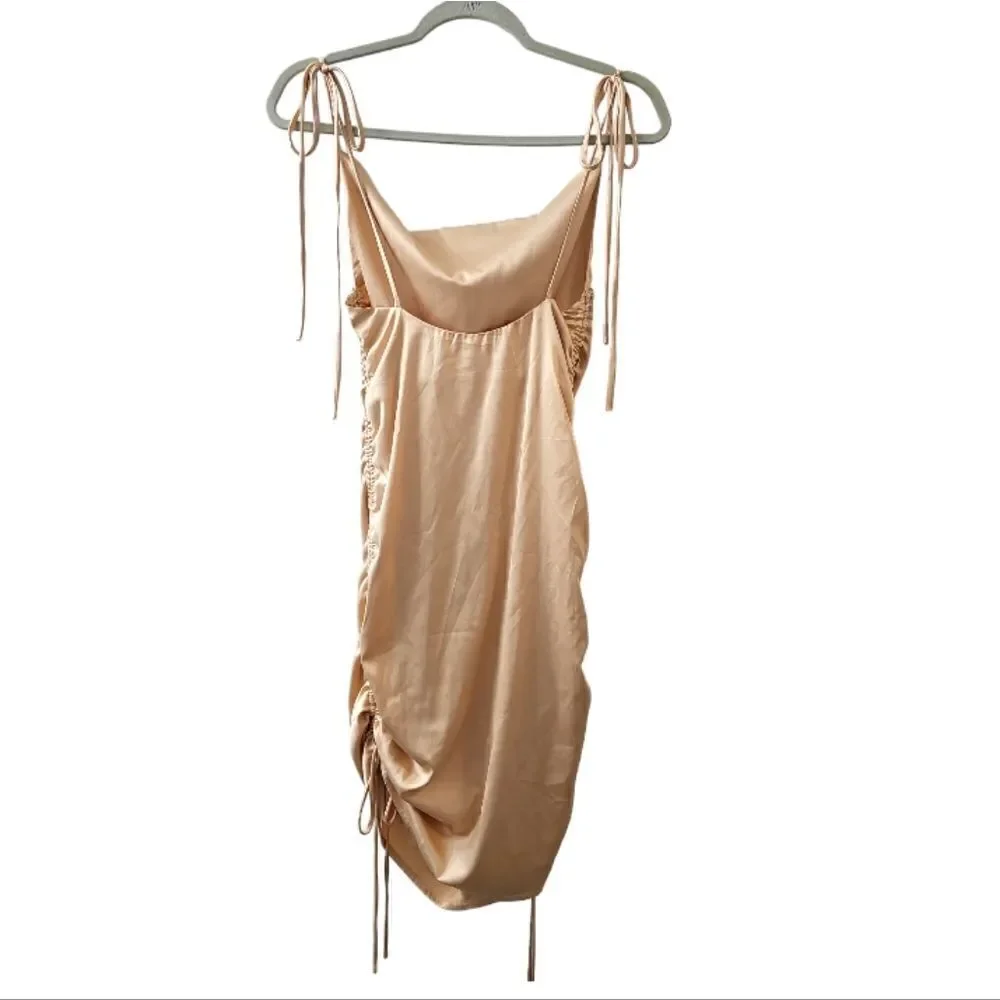 Leau Cabo Mini Bodycon Dress in Champagne Size‎ XS